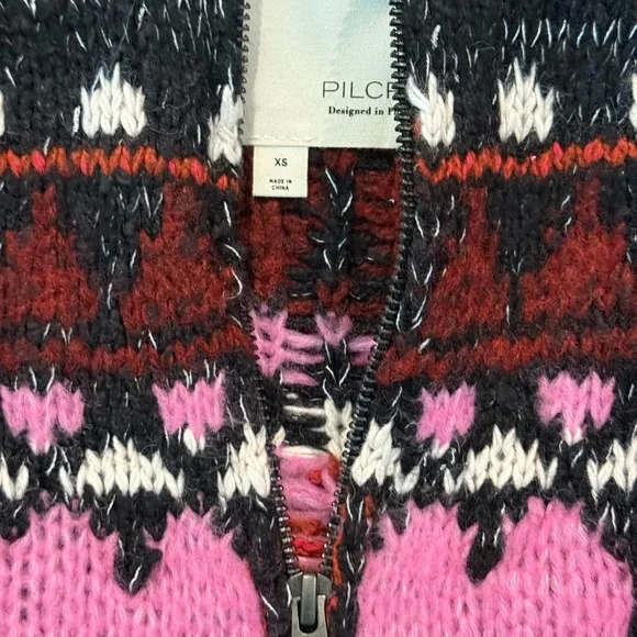 NWT Pilcro by Anthropologie Zip Cardigan